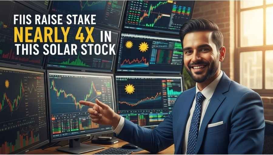FIIs Raised 4x Stake In Solar Stock