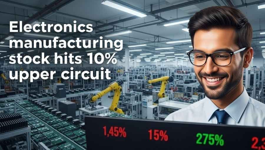Electronics Stock Hits 10 Percente Upper Circuit